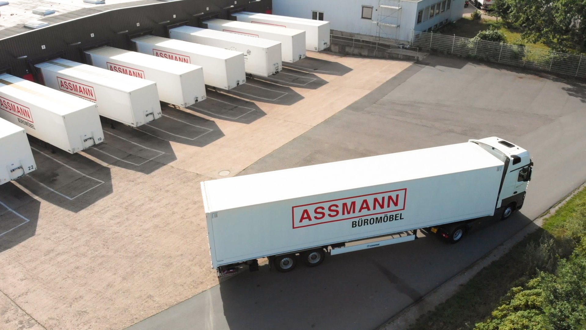 Die Lkw-Flotte von ASSMANN umfasst mittlerweile 13 Fahrzeuge